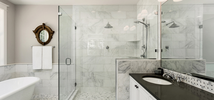 bathroom shower door installation in Commerce